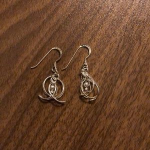 Silver earrings